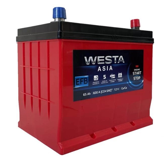 Акумулятор 6CT-65 (0) ASIA EFB WESTA